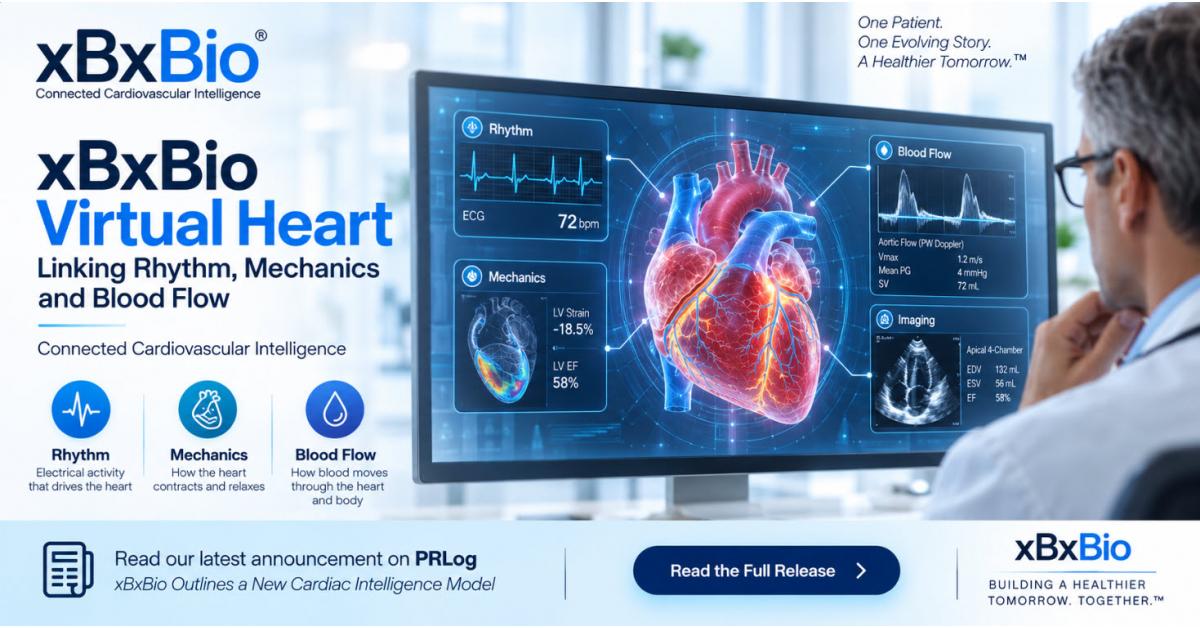 xBxBio Outlines a Virtual Heart Vision Linking Rhythm, Mechanics and Blood Flow