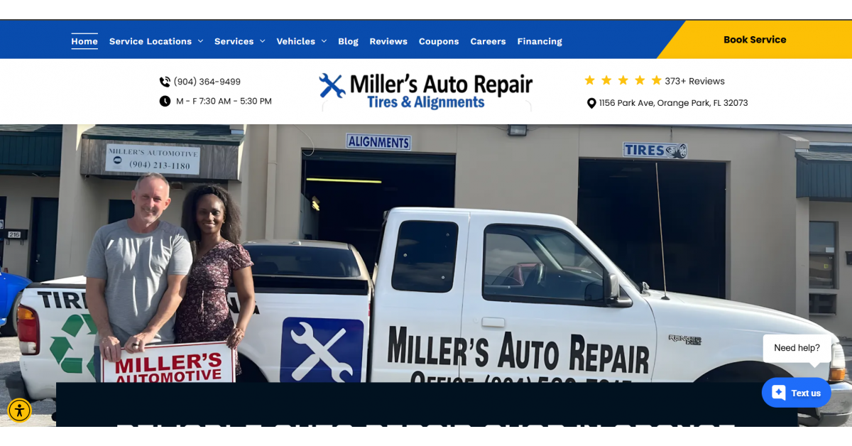 Miller’s Automotive Launches New Website to Reflect Growth and Trusted Service