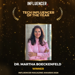 Dr. Martha Boeckenfeld wins Tech Influencer of the Year for pushing AI ethics over hype