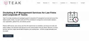 Teak IP Services expands patent and trademark docketing for law firms and corporate teams